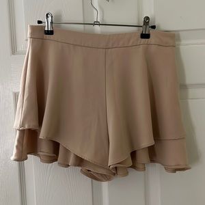 Zara Beige mini “Skort”